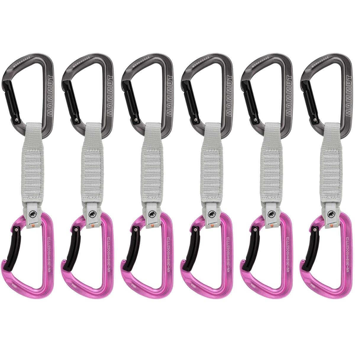 Mammut Workhorse Keylock Quickdraws 6-Pack